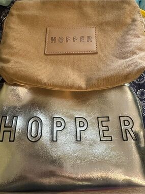 Hopper cosmetic bags